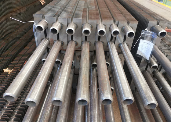 Pièce de rechange à ailettes d'échange thermique du tube de chaudière de l'acier au carbone H 3mm