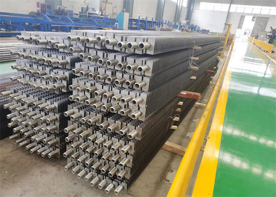 Type en spirale économiseur de tube d'aileron de chaudière pour la structure compacte industrielle