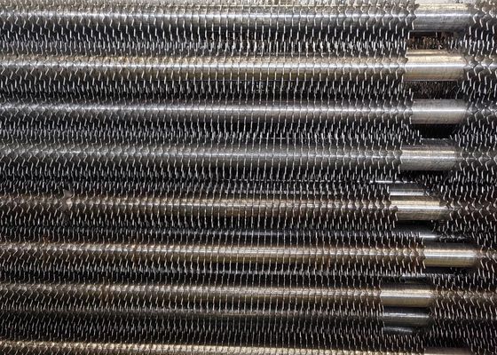 Parties de chaudière en acier au carbone standard CE Tubes à aileron en spirale Tubes à chaudière en bobine pour économiseur