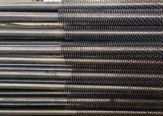 Parties de chaudière en acier au carbone standard CE Tubes à aileron en spirale Tubes à chaudière en bobine pour économiseur