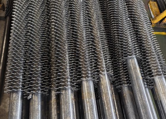 Tubes soudés à hautes fréquences à nageoires résistantes aux chocs thermiques pour économiseurs et préchauffants d'air dans les chaudières