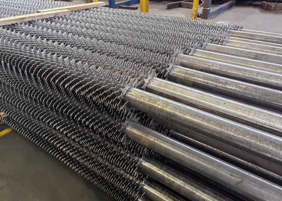 Tubes soudés à hautes fréquences à nageoires résistantes aux chocs thermiques pour économiseurs et préchauffants d'air dans les chaudières
