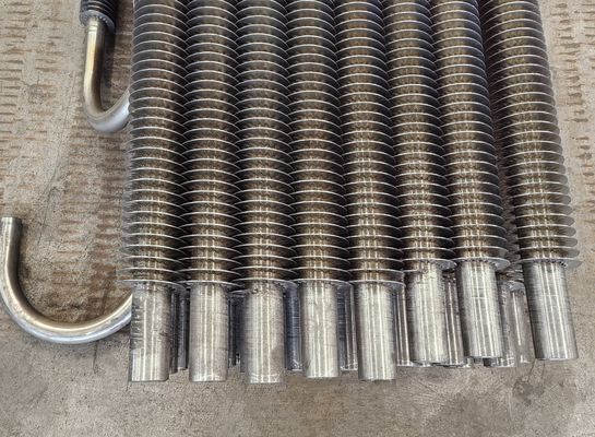Tubes à aileron en spirale de chaudière en acier au carbone anticorrosion pour préchauffage d'air