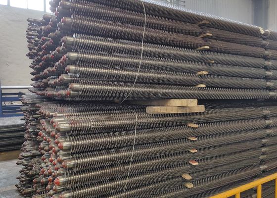 Tubes à nageoires spirales de soudage à haute fréquence à haut rendement pour chaudières de centrales électriques