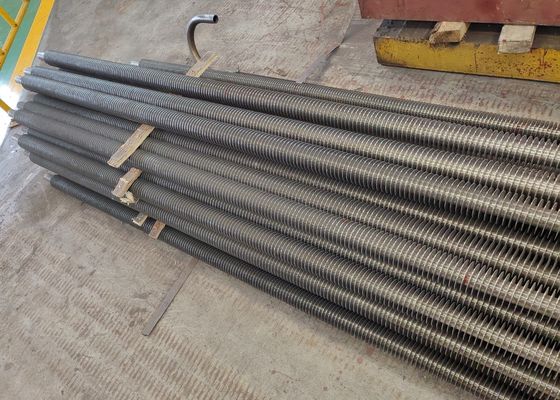 Tubes de soudage à haute fréquence à chaudière en acier au carbone à nageoires en spirale