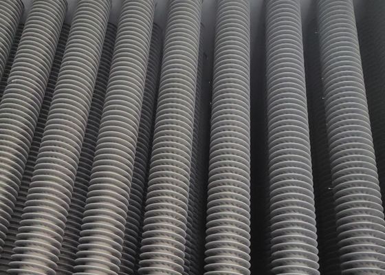 Tubes à aileron en spirale en acier inoxydable en acier au carbone utilisées dans les pièces sous pression de la chaudière
