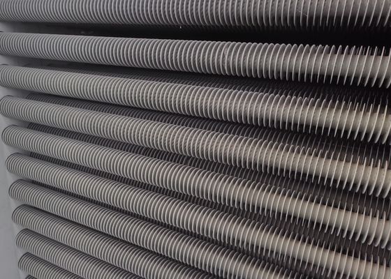 Tubes à aileron en spirale en acier inoxydable en acier au carbone utilisées dans les pièces sous pression de la chaudière