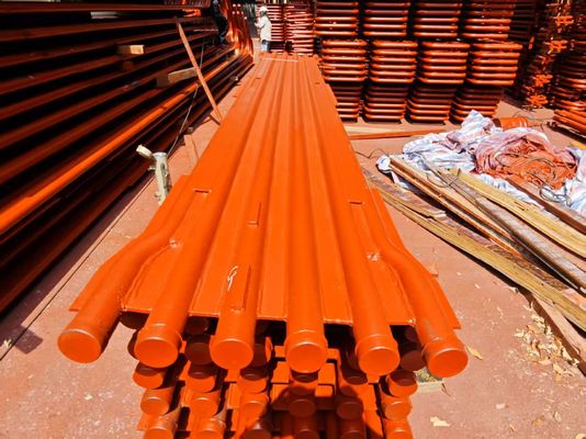Tubes de chaudière peintes à haute température pour murs de membrane personnalisées