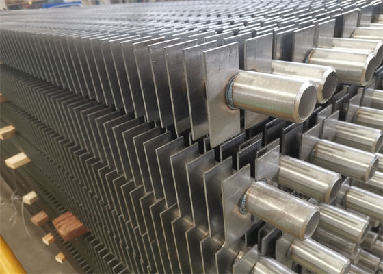 Tubes à nageoires de chaudière de type H avec propriétés d'auto-nettoyage, récupération de la chaleur résiduelle des gaz de combustion et caractéristiques anti-usure