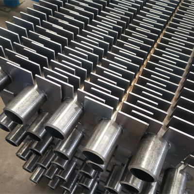 Tube à ailettes de chaudière de type H selon la norme ASME pour radiateur de chaleur avec garantie de 5 ans et récupération de la chaleur perdue des gaz de combustion