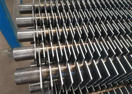 Tube à ailettes de chaudière de type H selon la norme ASME pour radiateur de chaleur avec garantie de 5 ans et récupération de la chaleur perdue des gaz de combustion