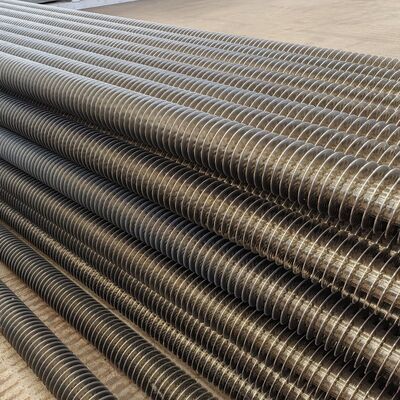 Chaudière en acier inoxydable SA213 à haut rendement, tube à nageoires spirales serrées à transfert de chaleur élevé et structure compacte