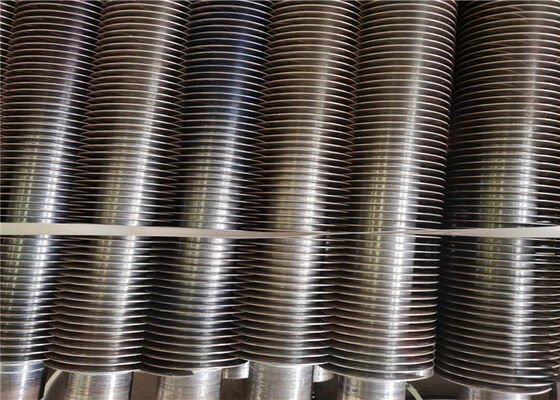 Tube à ailettes en acier au carbone et acier Corten pour chaudière avec ailettes en spirale pour applications personnalisées
