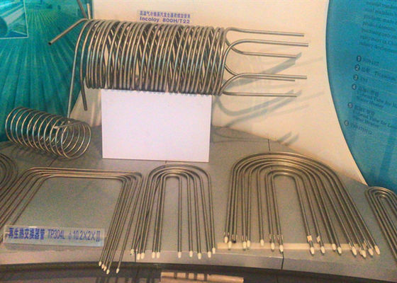 Tube inoxydable sans couture TP304 304L TP316L TP347 TP317 100% d'échangeur de chaleur ET HT UT