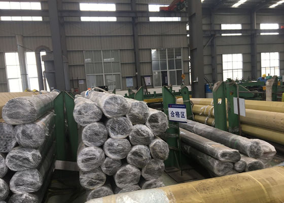 Les solides solubles sifflent la soudure/la longueur 6M d'ASTM polie par tuyau soudée par acier A554 TP321 321H