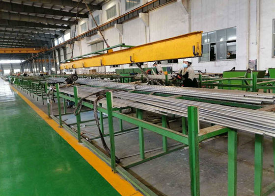 Le tuyau soudé inoxydable d'ASTM A269 TP304 TP304L/solides solubles a soudé la fabrication de papier de tube