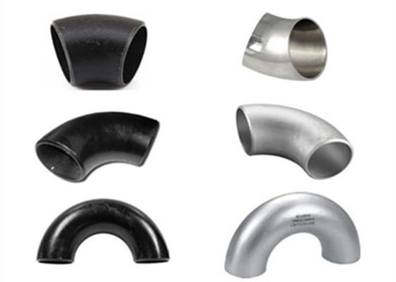 Surface de noir du SR DN300 SCH120 BW SMLS B16.9 du coude du conduit d'acier au carbone ASTM A234 WPB-S LR