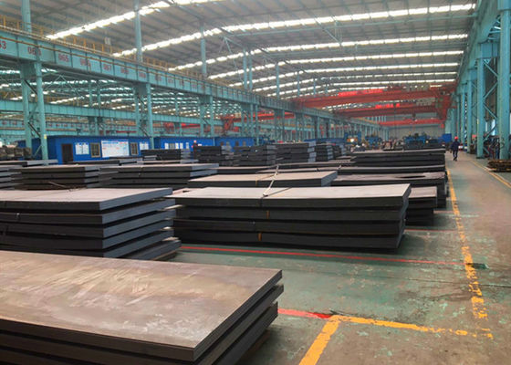 Feuille d'acier au carbone laminée à froid par ENS355J2G3 de haute résistance pour la construction navale d'énergie