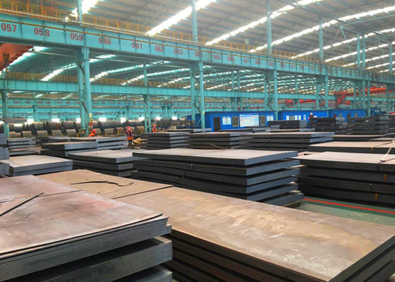 Épaisseur inoxydable laminée à froid ou laminée à chaud de plaque d'acier 6 - 80mm Q235 Q345 B C D E