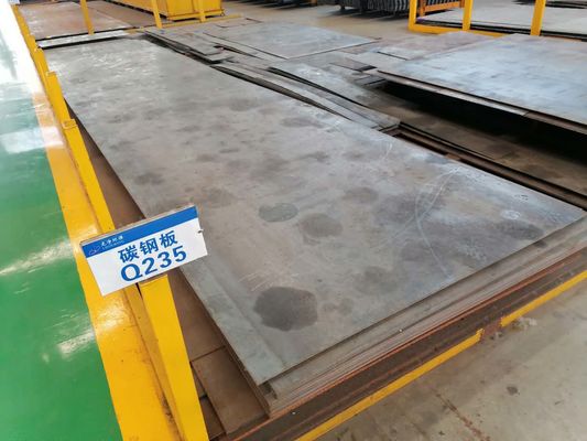 Épaisseur inoxydable laminée à froid ou laminée à chaud de plaque d'acier 6 - 80mm Q235 Q345 B C D E