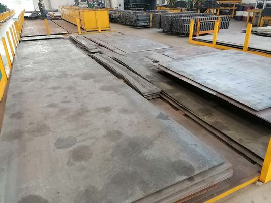 Épaisseur inoxydable laminée à froid ou laminée à chaud de plaque d'acier 6 - 80mm Q235 Q345 B C D E