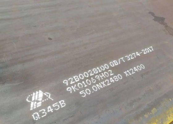 Structure faiblement alliée de chaudière d'acier allié de feuille de manganèse laminé à chaud du plat 16mn Q345b