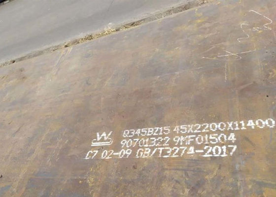 Structure faiblement alliée de chaudière d'acier allié de feuille de manganèse laminé à chaud du plat 16mn Q345b