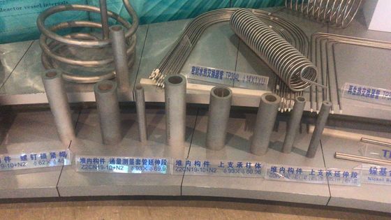 Tube à ailettes d'acier inoxydable pour chauffer TP321 TP321H TP347H 3/4" 100% ET HT