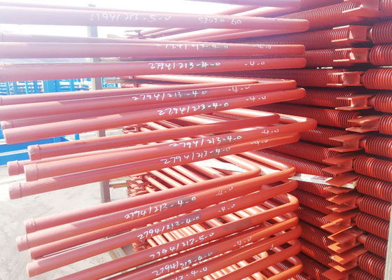Tube d'aileron soudé à haute fréquence de spirale de largeur de 430mm