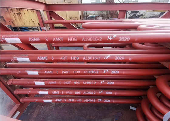 Norme de l'échangeur de chaleur de Serpentine Tube For Boiler And de surchauffeur de CS ASME