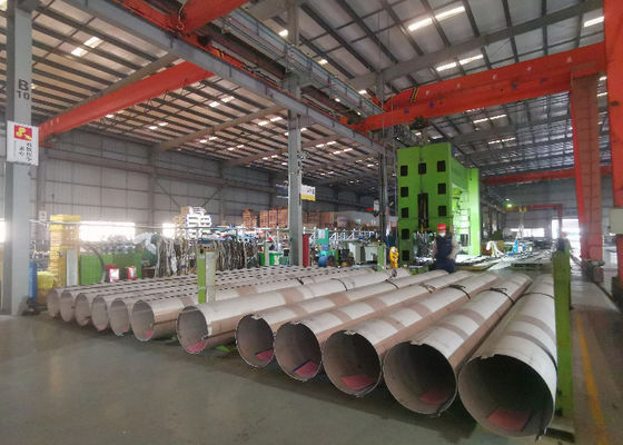 Tuyau soudé d'acier inoxydable d'OD2500mm 310S avec la soudure de recourbement