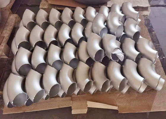 SUS304 garnitures soudées bout à bout Sch10 coude d'acier inoxydable de 90 degrés