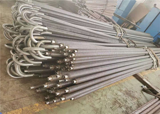 Tube à ailettes de soudure à haute fréquence de chaudière en acier d'ASME SA179