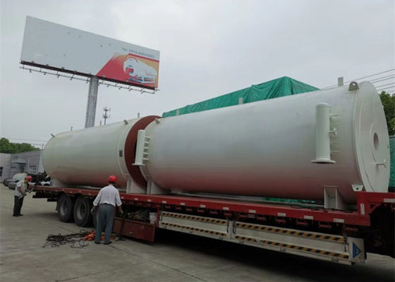 Chaudière à gaz verticale de 1.25MPA ASME Combi serrant la disposition de tube