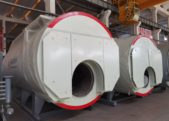 Chaudière à gaz verticale de 1.25MPA ASME Combi serrant la disposition de tube
