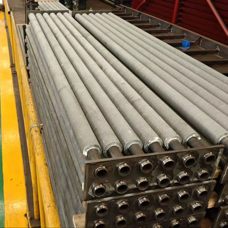 Tube à ailettes hélicoïdales de qualité industrielle personnalisé avec une rigidité élevée et une faible résistance à l'écoulement pour les applications de chaudières
