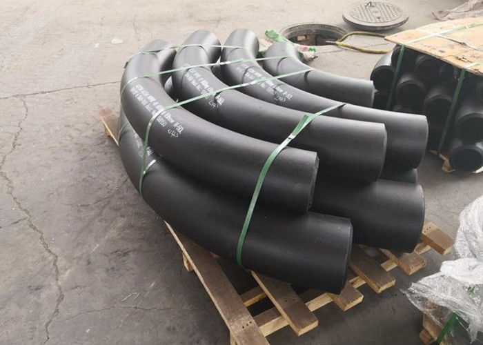 Acier inoxydable surface ASTM A234 ASTM A420 d'huile de noir de preuve de rouille de coude de 45 degrés