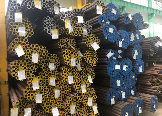 Norme enduite de l'en cuivre en acier ASTM A106 de tuyau sans couture de noir d'échangeur de chaleur